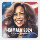 Search for be back stickers President