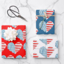 Search for american wrapping paper Red white blue