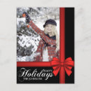 Search for red and black christmas cards Bow