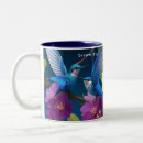 Search for blue hummingbird mugs Elegant