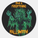 Search for frightened stickers Halloween