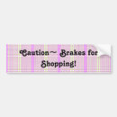 Search for shopping bumper stickers Girly