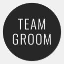 Search for team groom stickers Black
