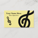 Search for clef notes business cards Elegant