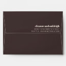 Search for brown wedding envelopes Simple