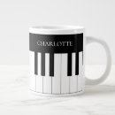 Search for for piano teacher mugs Musical notes