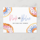 Search for doughnut gender reveal invitations Doughnut baby shower