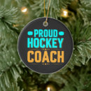 Search for hockey coach christmas tree decorations Sports