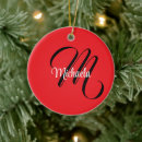 Search for red and black christmas tree decorations Typography