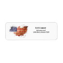 Search for political return address labels Usa