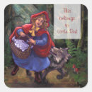 Search for red wolf stickers Fairy tale