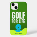 Search for for golfers iphone cases Green