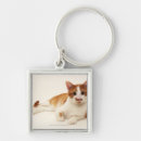 Search for white cats key rings Feline
