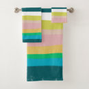 Search for colorful bath towels Stripes