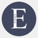 Search for person name stickers Initial