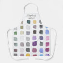 Search for green standard aprons Colorful