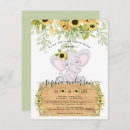 Search for sunflower baby girl shower invitations Watercolor