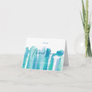 Search for turquoise blue thank you cards Ombre
