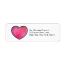 Search for love return address labels Colourful