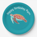 Search for sea turtle paper plates Loggerhead