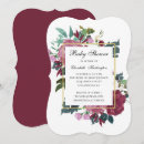 Search for maroon baby shower invitations Burgundy