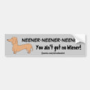 Search for wiener bumper stickers Doxie
