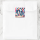 Search for birthday party invitation stickers Colourful