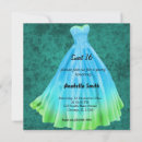 Search for turquoise sweet 16 invitations Dress