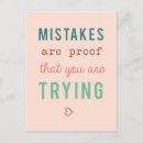 Search for mistake postcards Typography