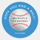 Search for baseball ball stickers Sport