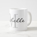 Search for large initial mugs Typography