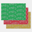 Search for motorcycle christmas wrapping paper Biker