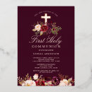 Search for foil first communion invitations Cross