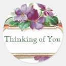 Search for vintage violet stickers Retro
