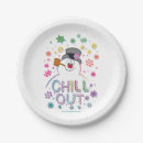 Search for frosty the snowman plates Candy cane