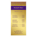 Search for script rack cards Makeup artist