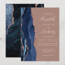Search for navy blue and dusty rose wedding invitations Modern