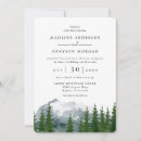 Search for fall mountain wedding invitations Lakeside