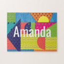 Search for bright colours puzzles Shapes