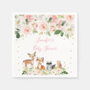 Search for woodland baby shower napkins Forest animals