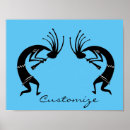 Search for kokopelli art posters Tribal