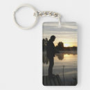 Search for fish shaped key rings For him