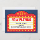 Search for movie marquee invitations Party