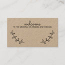 Search for kraft paper place cards Country