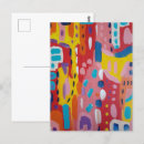 Search for primary colours postcards Abstract