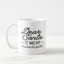 Search for dear husband mugs Santa