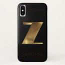 Search for initial z iphone cases Black and gold