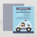 Search for police car invitations Boys