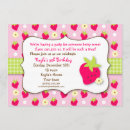 Search for strawberry shortcake invitations Girl