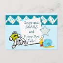 Search for snail birthday invitations Blue